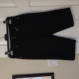 SIMON CHANG DENIM,  black Bermuda shorts, 5 pockets, golf, travel, sporty, 8